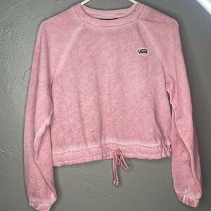 Vans Women’s Pink Sweatshirt Size small